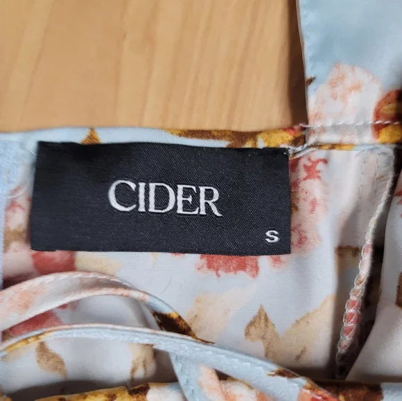 Cider Floral Zip Up Corset Dress - Picture 5 of 7